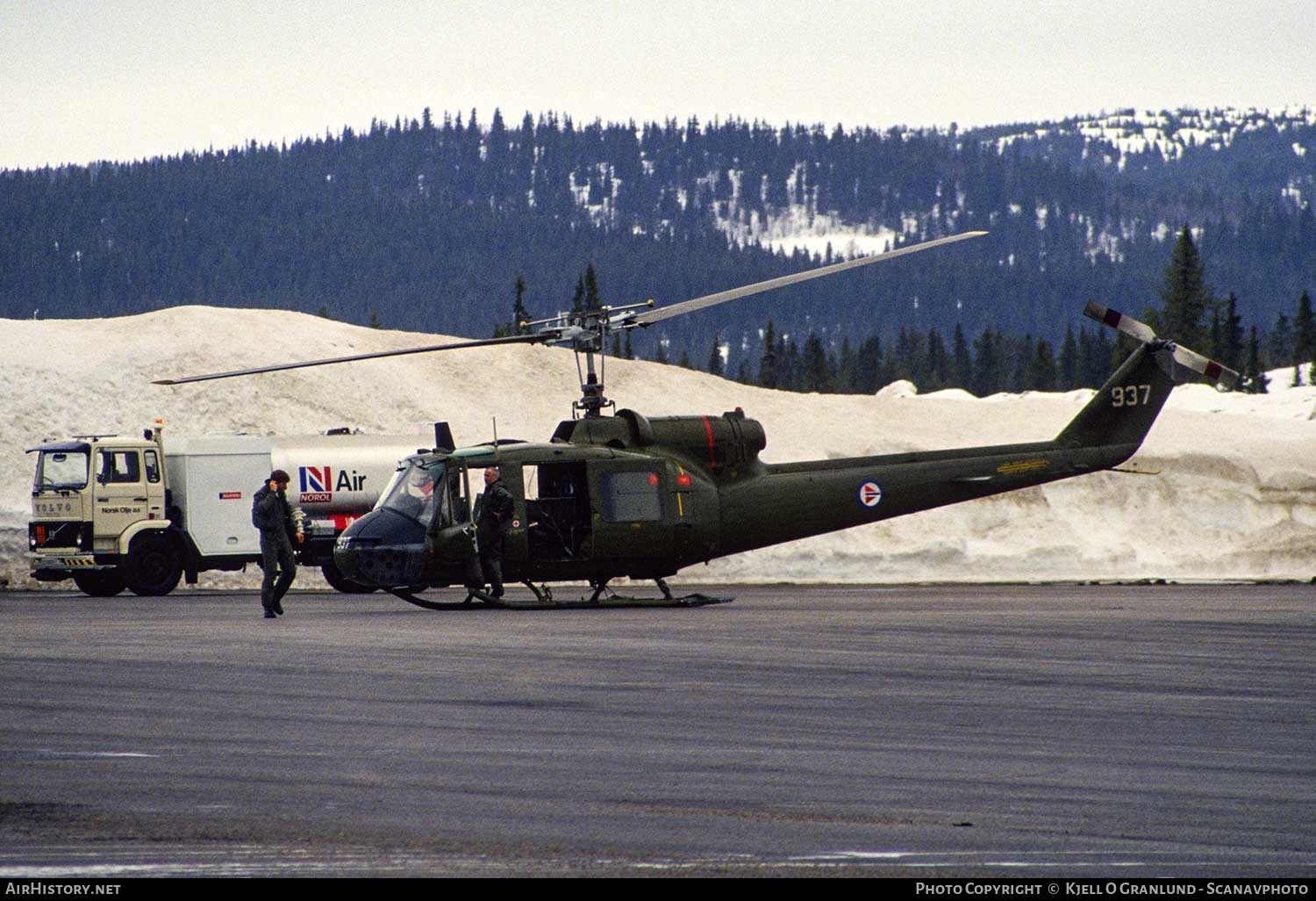 Aircraft Photo of 937 | Bell UH-1B Iroquois | Norway - Air Force | AirHistory.net #385383