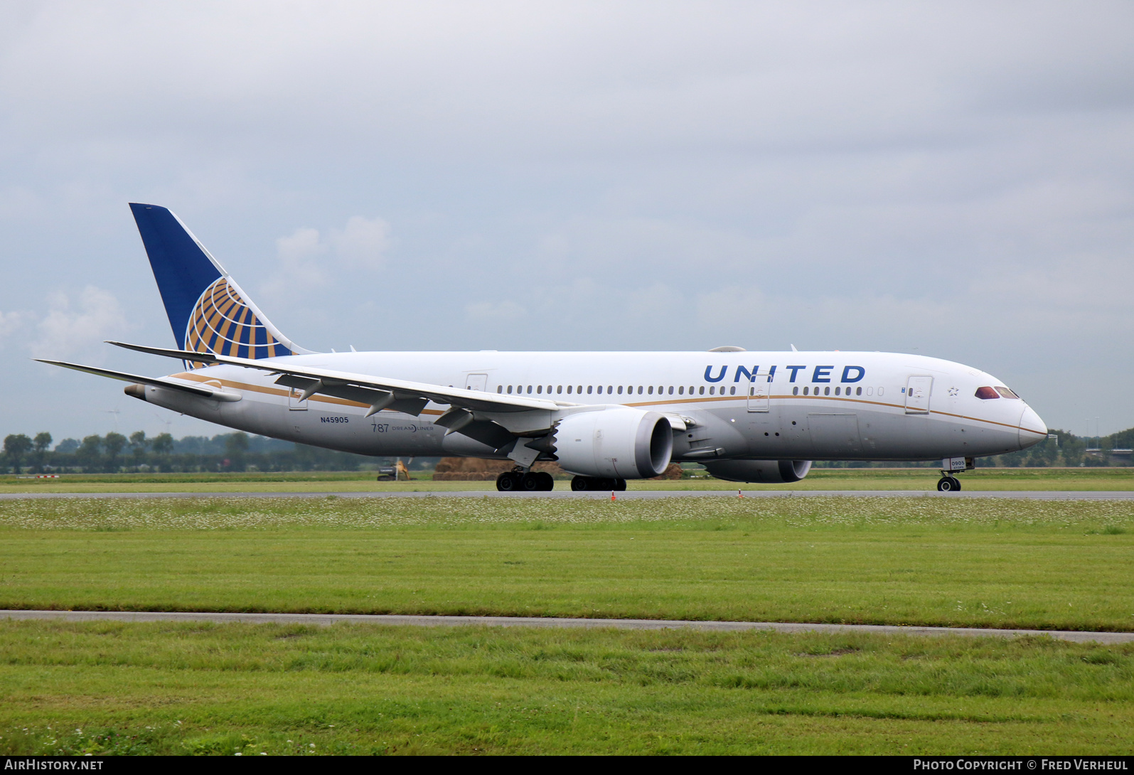 Aircraft Photo of N45905 | Boeing 787-8 Dreamliner | United Airlines | AirHistory.net #385384