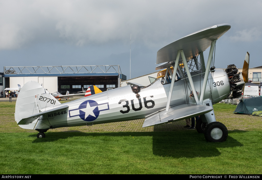 Aircraft Photo of N1944S / 217701 | Boeing PT-13D Kaydet (E75) | USA - Air Force | AirHistory.net #385430