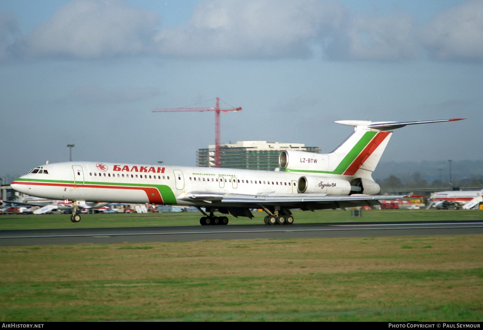 Aircraft Photo of LZ-BTW | Tupolev Tu-154M | Balkan - Bulgarian Airlines | AirHistory.net #385448