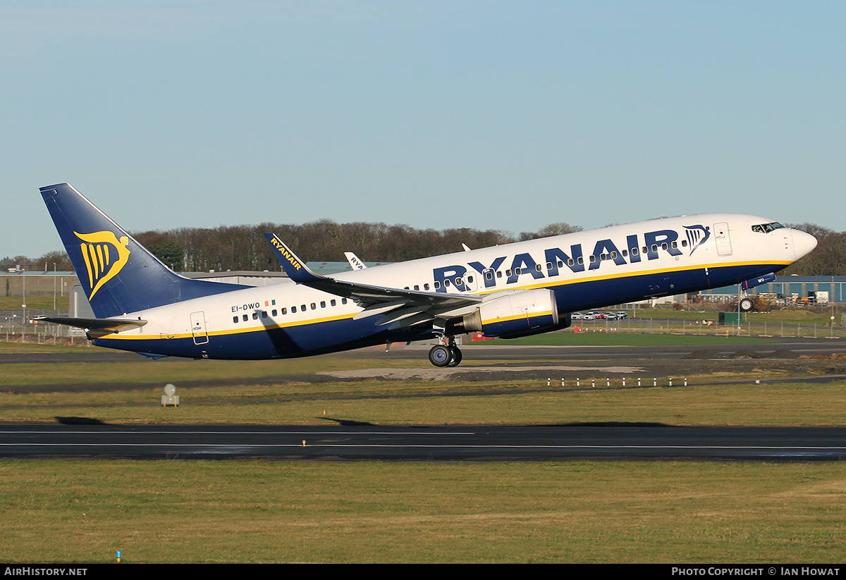 Aircraft Photo of EI-DWO | Boeing 737-8AS | Ryanair | AirHistory.net #385472