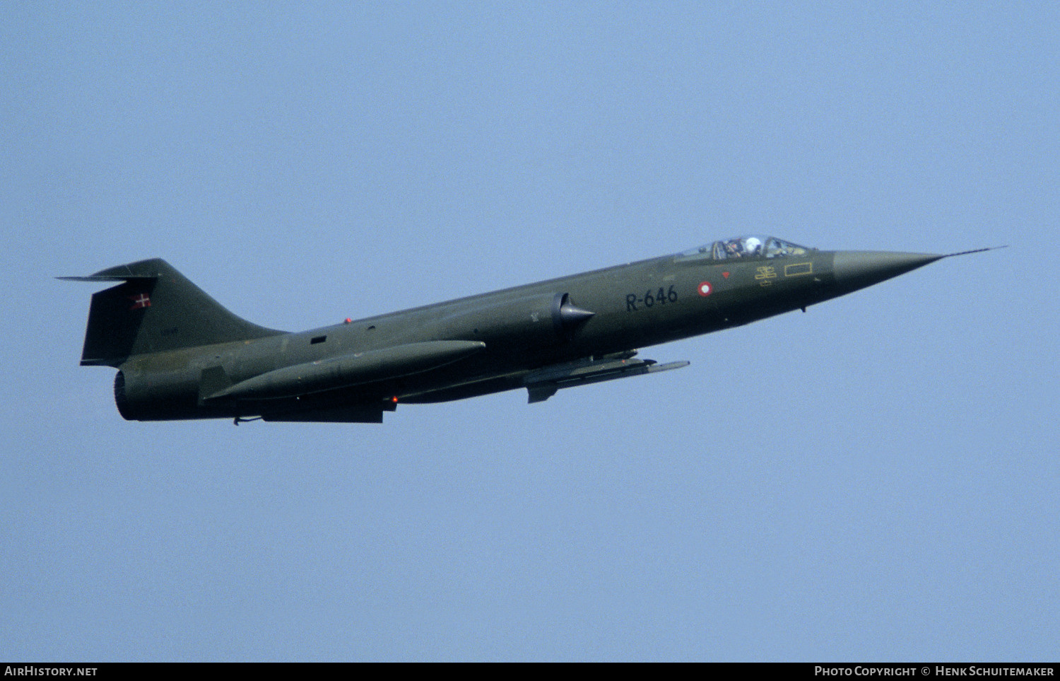 Aircraft Photo of R-646 | Lockheed F-104G Starfighter | Denmark - Air Force | AirHistory.net #385483