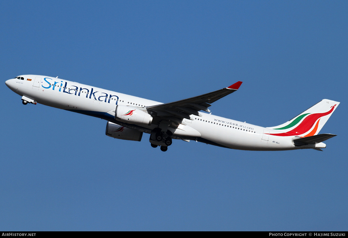 Aircraft Photo of 4R-ALL | Airbus A330-343 | SriLankan Airlines | AirHistory.net #385493