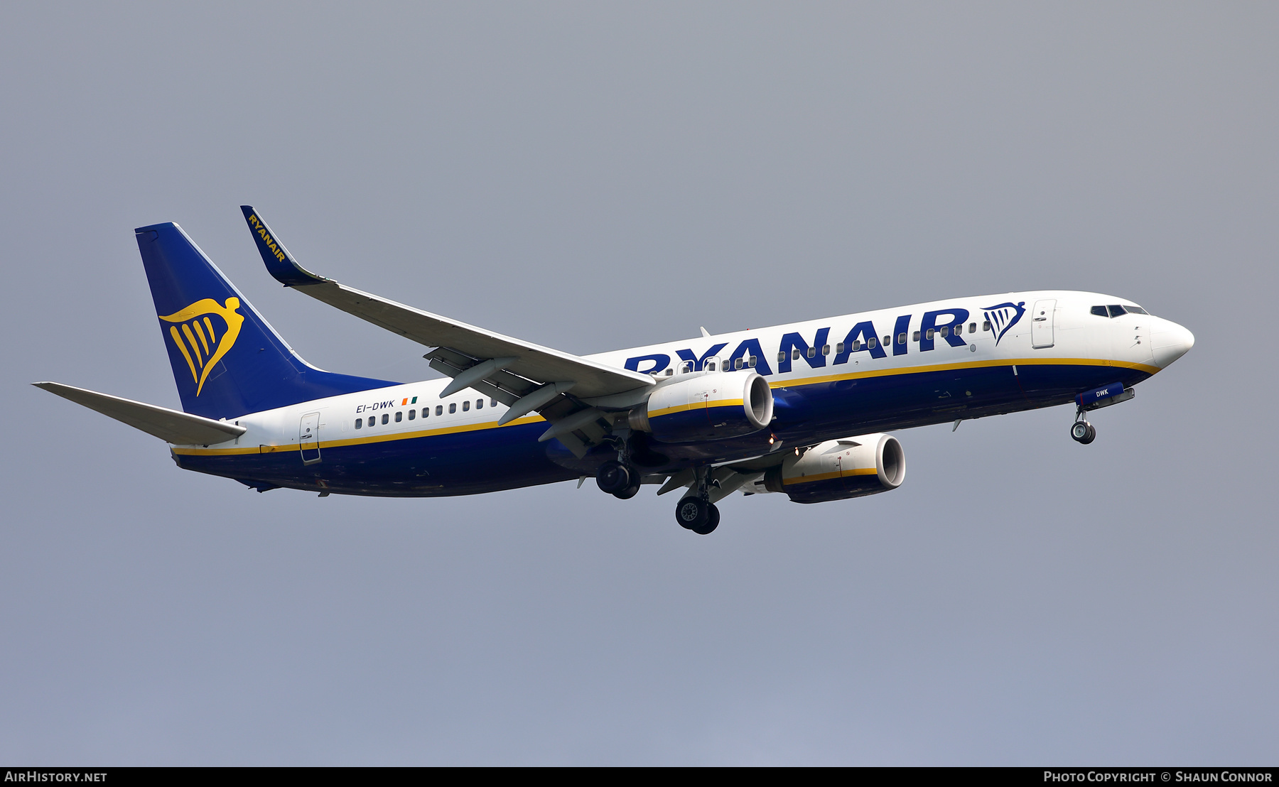 Aircraft Photo of EI-DWK | Boeing 737-8AS | Ryanair | AirHistory.net #385517