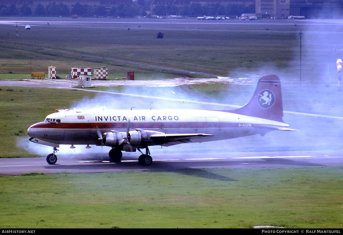 Aircraft Photo of G-ASPM | Douglas C-54B Skymaster | Invicta Air Cargo | AirHistory.net #385543