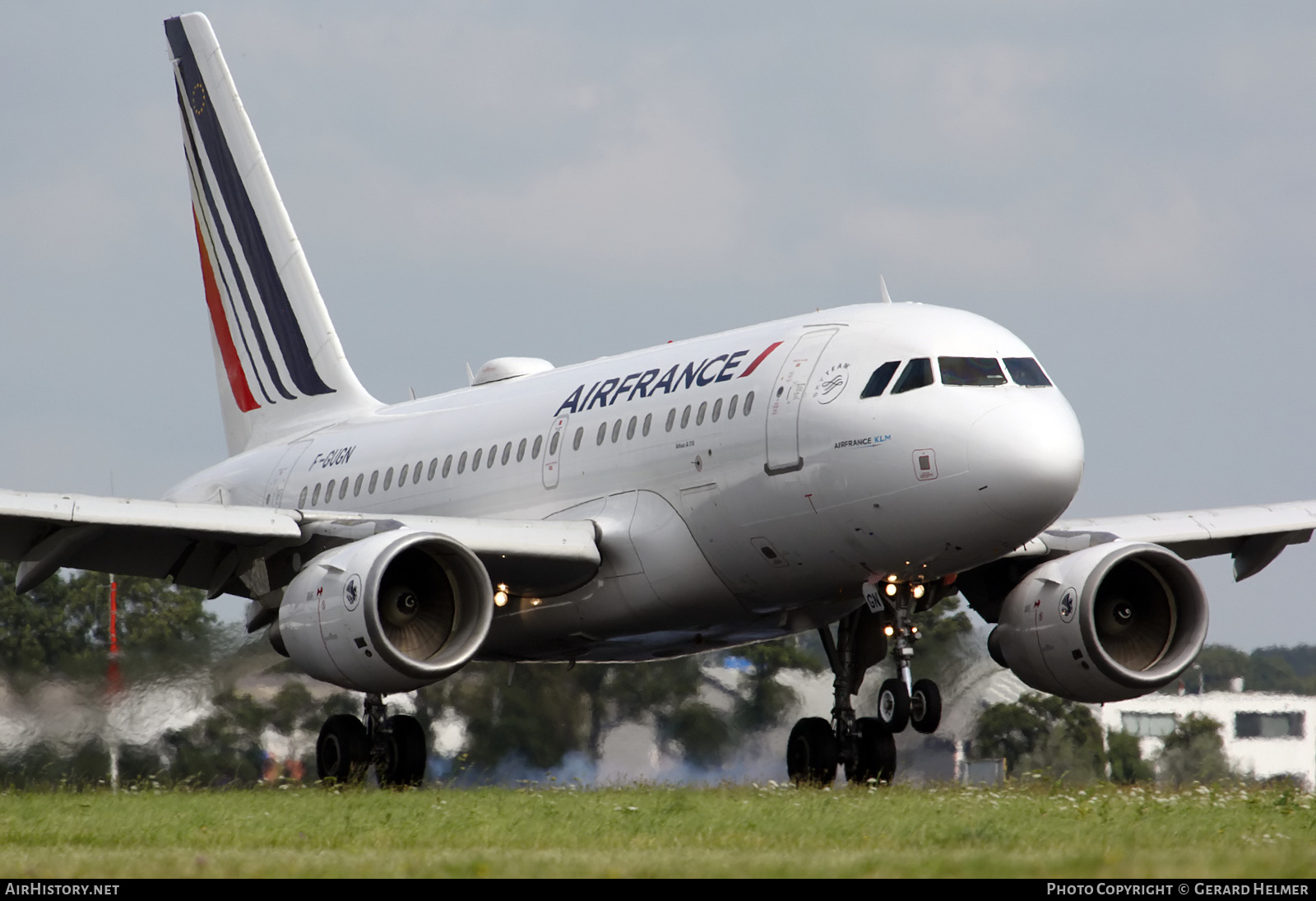 Aircraft Photo of F-GUGN | Airbus A318-111 | Air France | AirHistory.net #385558