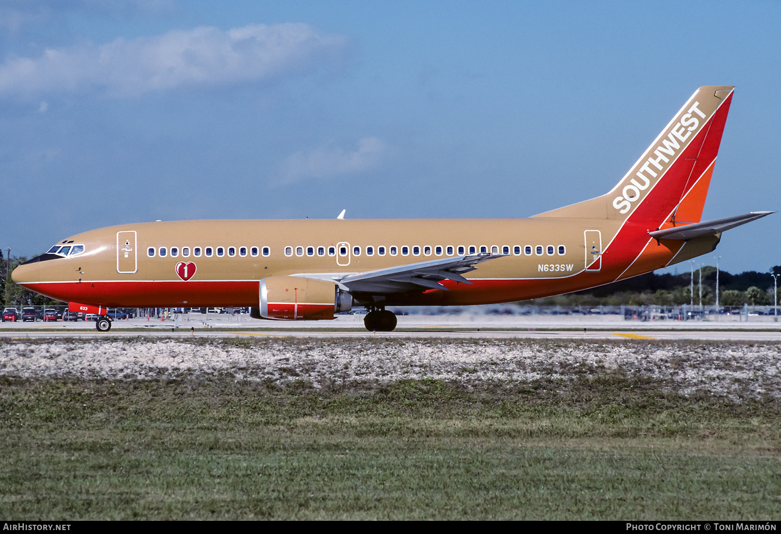 Aircraft Photo of N633SW | Boeing 737-3H4 | Southwest Airlines | AirHistory.net #385581