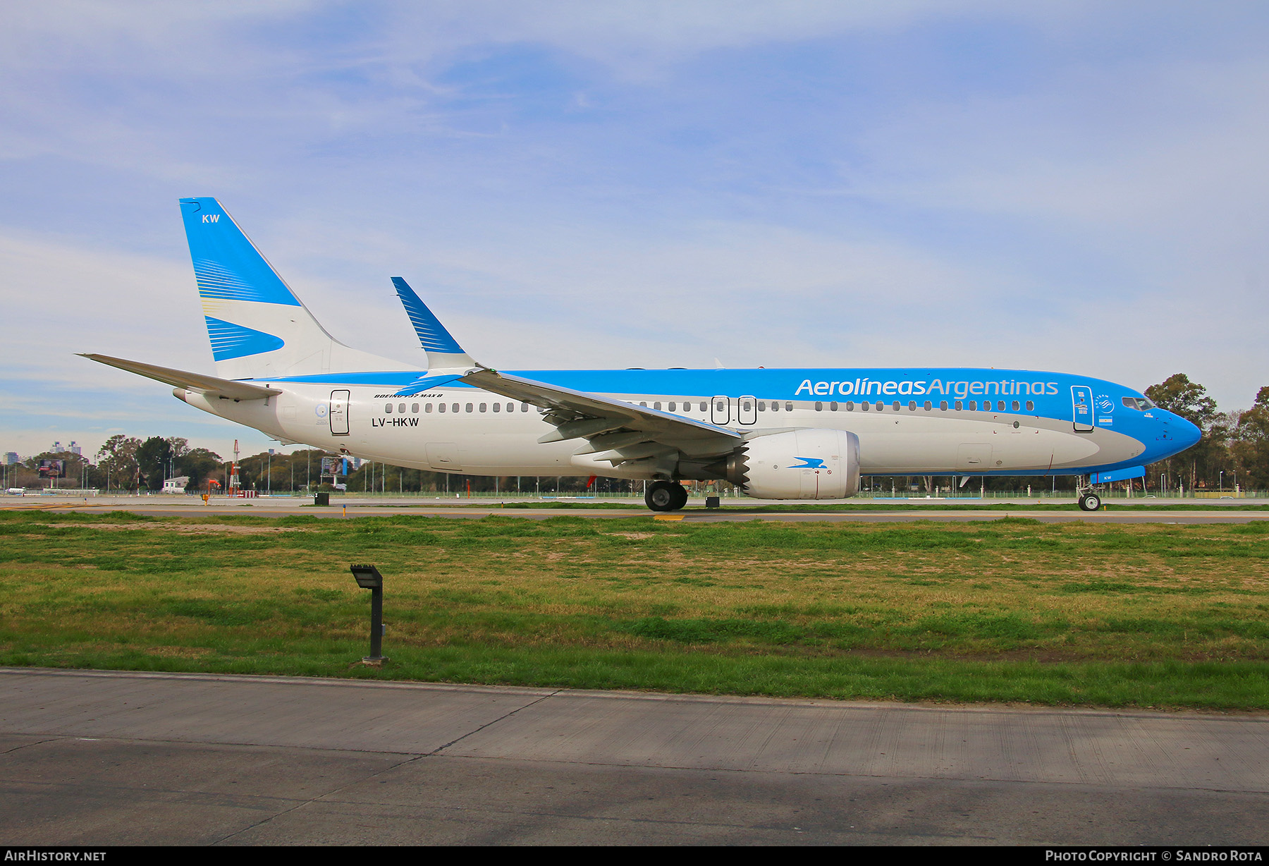 Aircraft Photo of LV-HKW | Boeing 737-8 Max 8 | Aerolíneas Argentinas | AirHistory.net #385588