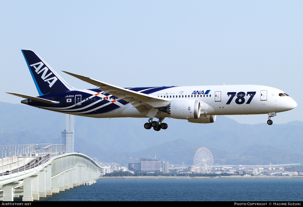 Aircraft Photo of JA801A | Boeing 787-8 Dreamliner | All Nippon Airways - ANA | AirHistory.net #385595