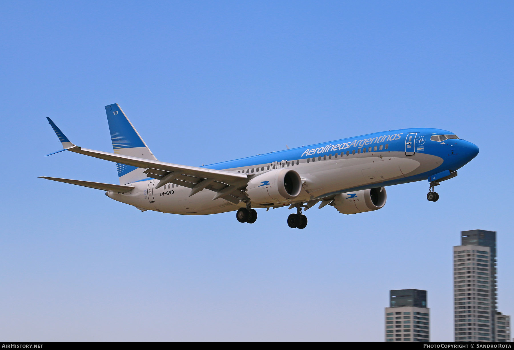 Aircraft Photo of LV-GVD | Boeing 737-8 Max 8 | Aerolíneas Argentinas | AirHistory.net #385603