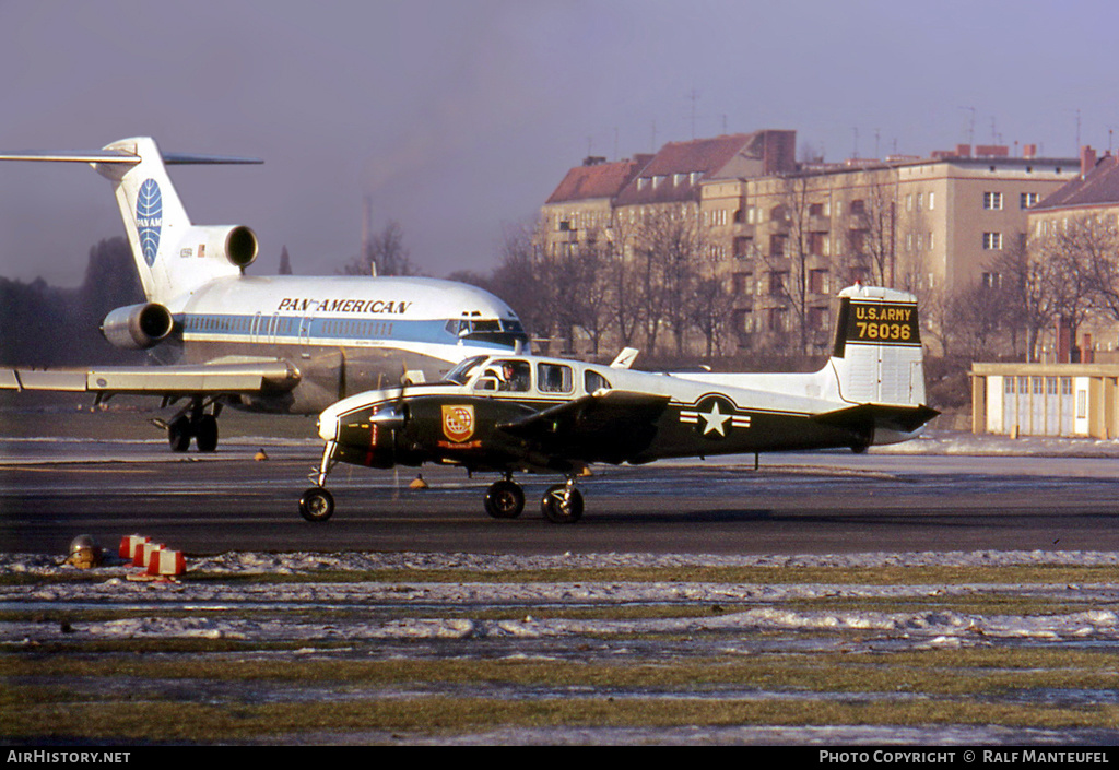 Aircraft Photo of 57-6036 / 76036 | Beech U-8D Seminole (50) | USA - Army | AirHistory.net #385623