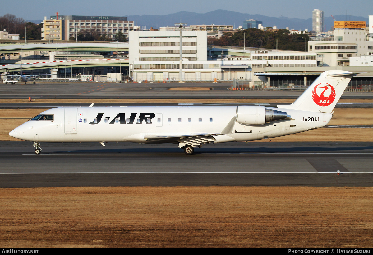 Aircraft Photo of JA201J | Bombardier CRJ-200ER (CL-600-2B19) | J-Air | AirHistory.net #385624