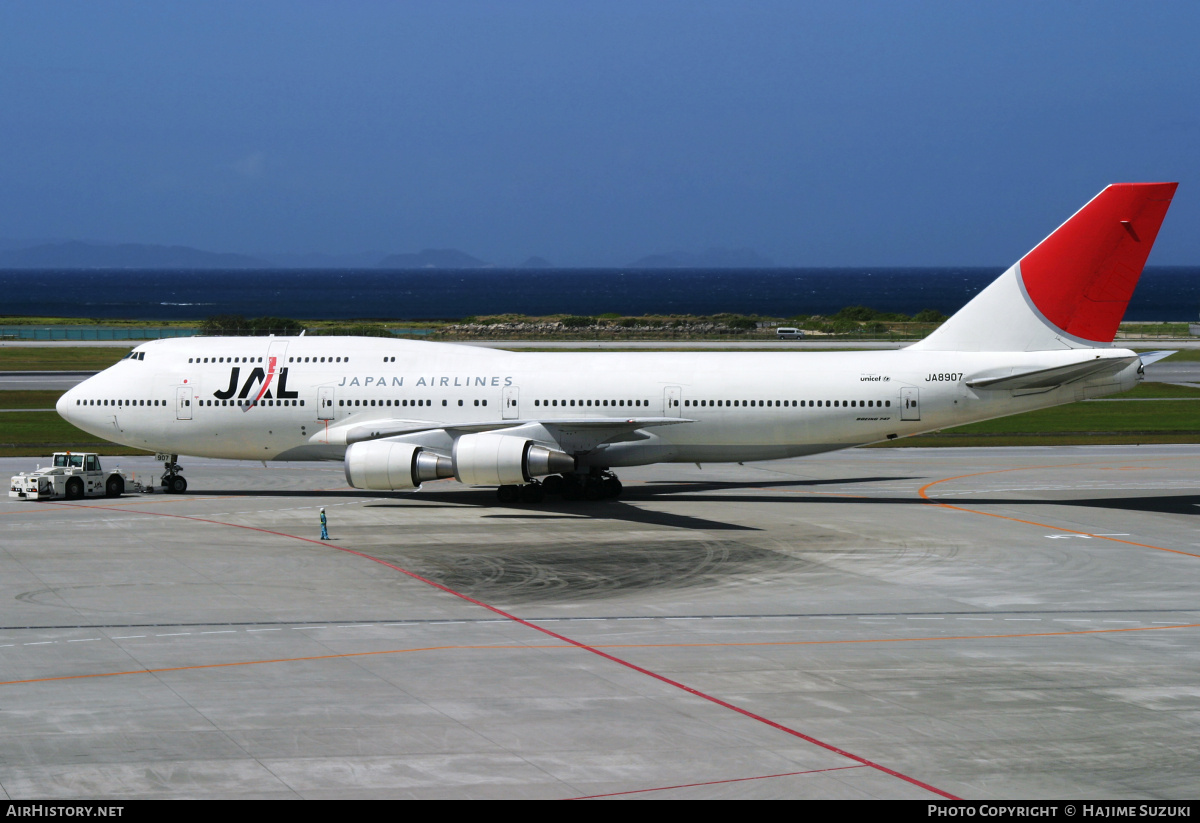 Aircraft Photo of JA8907 | Boeing 747-446D | Japan Airlines - JAL | AirHistory.net #385628