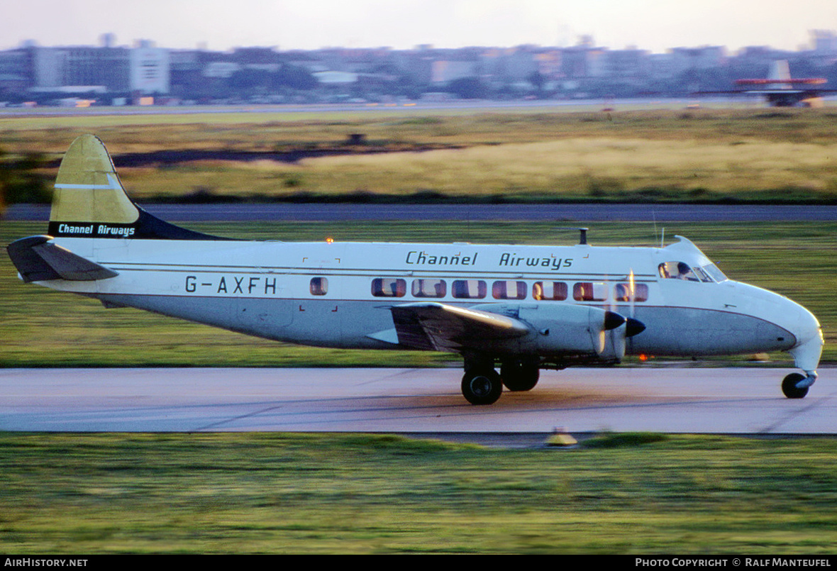 Aircraft Photo of G-AXFH | De Havilland D.H. 114 Heron 1 | Channel Airways | AirHistory.net #385633