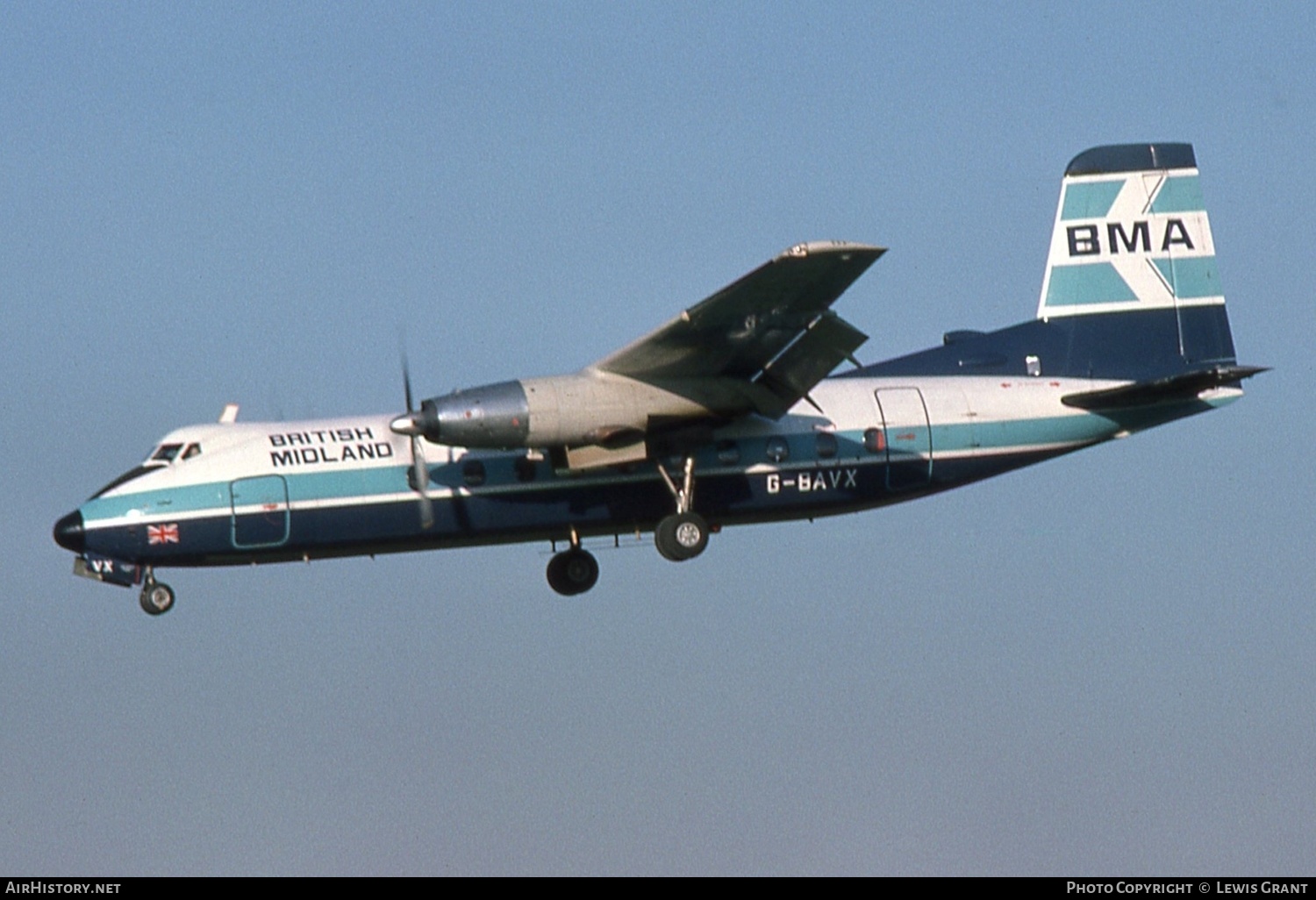 Aircraft Photo of G-BAVX | Handley Page HPR-7 Herald 214 | British Midland Airways - BMA | AirHistory.net #385637