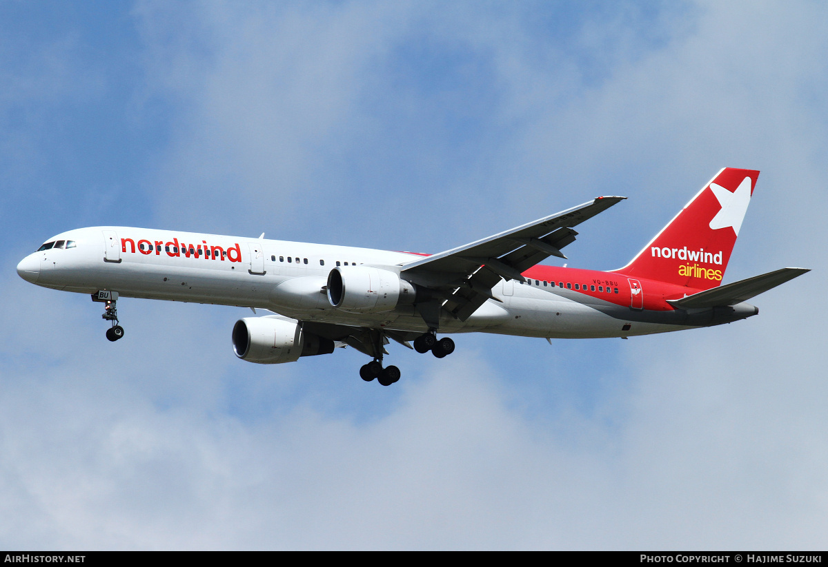 Aircraft Photo of VQ-BBU | Boeing 757-2Q8 | Nordwind Airlines | AirHistory.net #385653