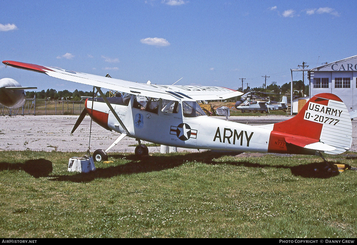 Aircraft Photo of N777VN / 0-20777 | Cessna L-19A Bird Dog | USA - Army | AirHistory.net #385663