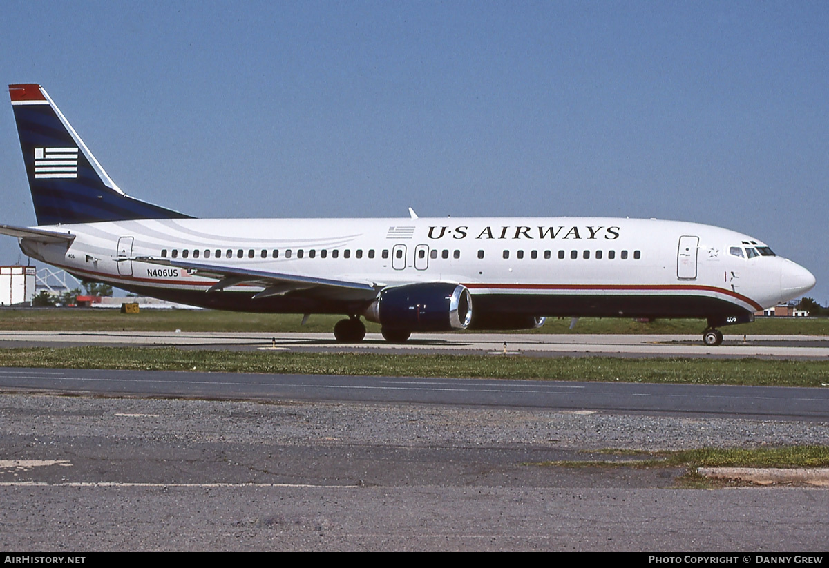 Aircraft Photo of N406US | Boeing 737-401 | US Airways | AirHistory.net #385667