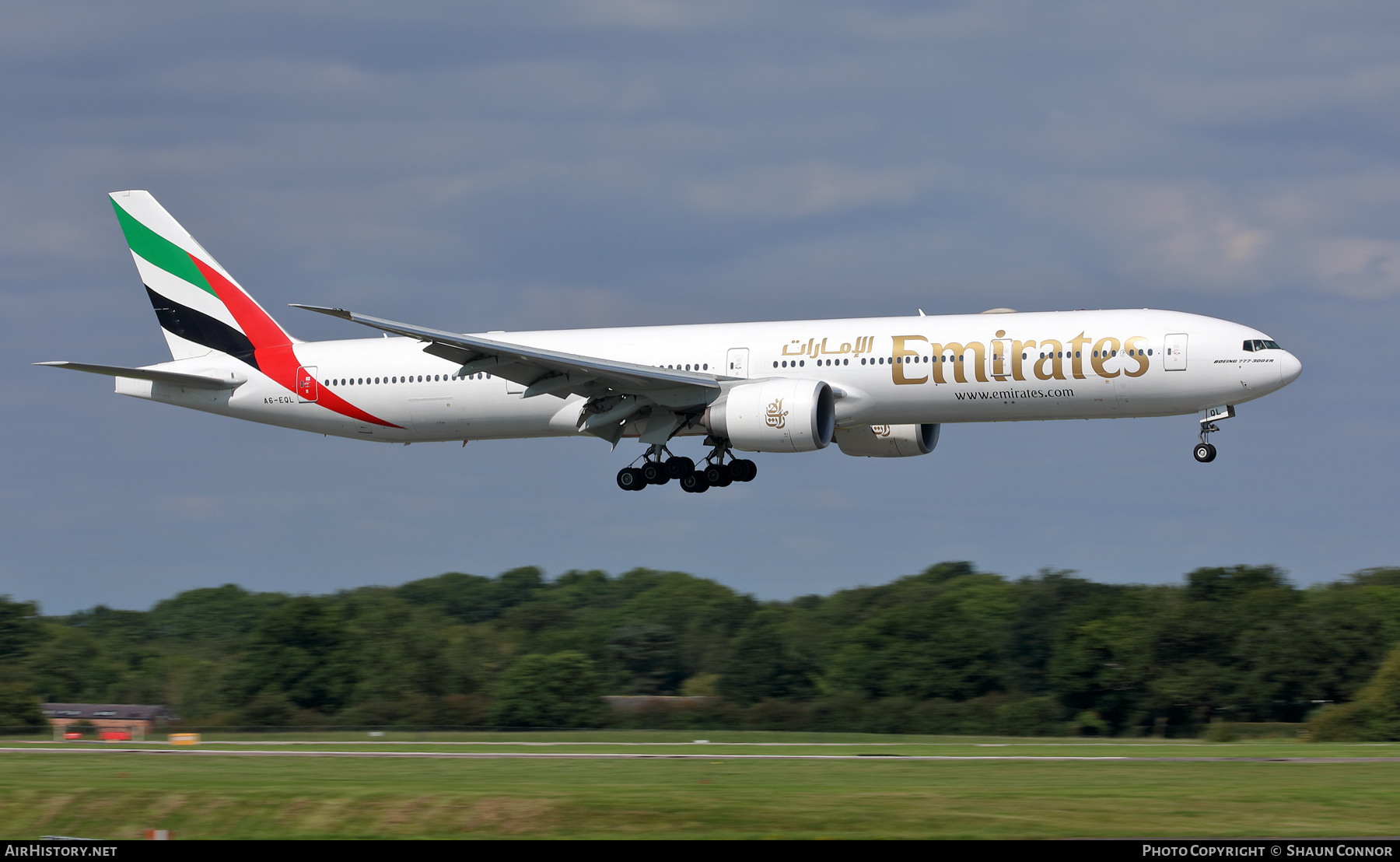 Aircraft Photo of A6-EQL | Boeing 777-300/ER | Emirates | AirHistory.net #385696
