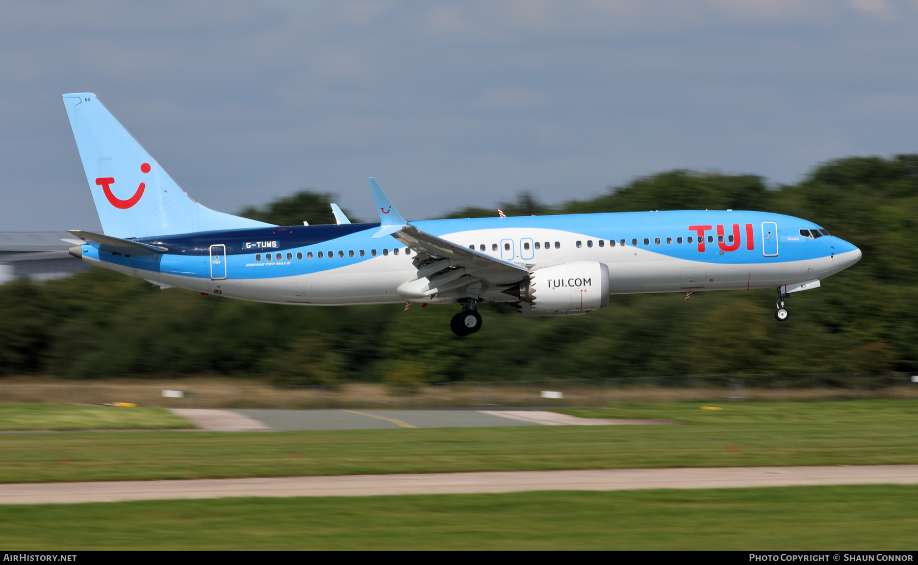 Aircraft Photo of G-TUMS | Boeing 737-8 Max 8 | TUI | AirHistory.net #385698