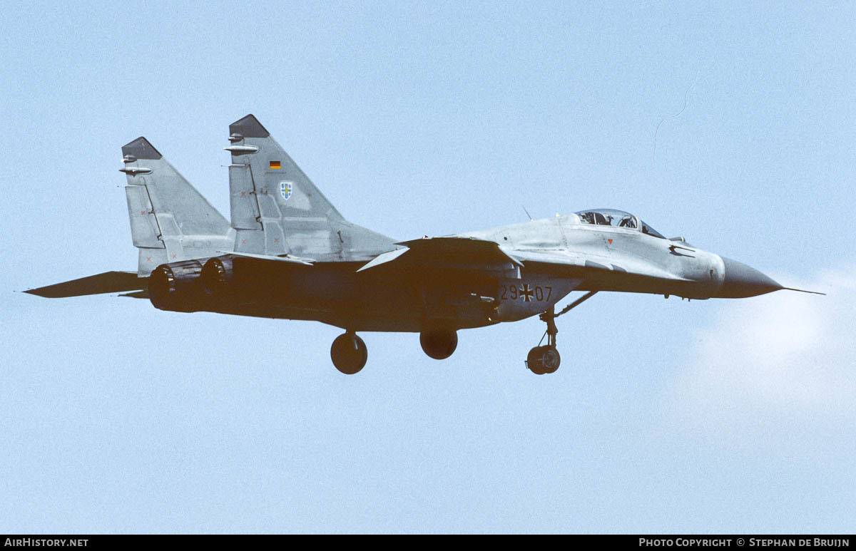 Aircraft Photo of 2907 | Mikoyan-Gurevich MiG-29G (9-12) | Germany - Air Force | AirHistory.net #385709