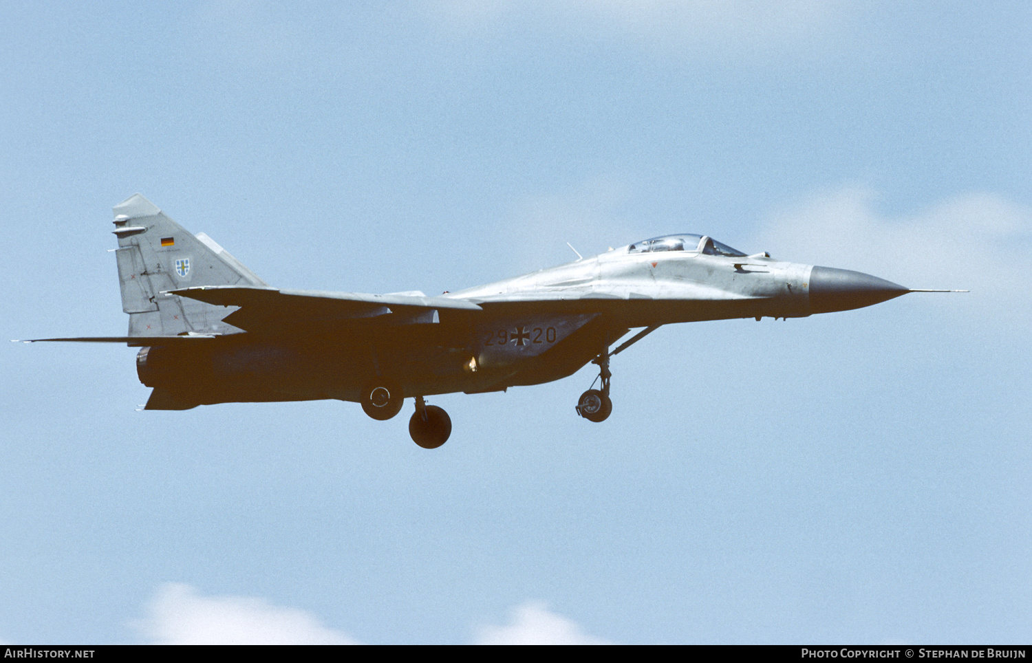Aircraft Photo of 2920 | Mikoyan-Gurevich MiG-29G (9-12A) | Germany - Air Force | AirHistory.net #385718