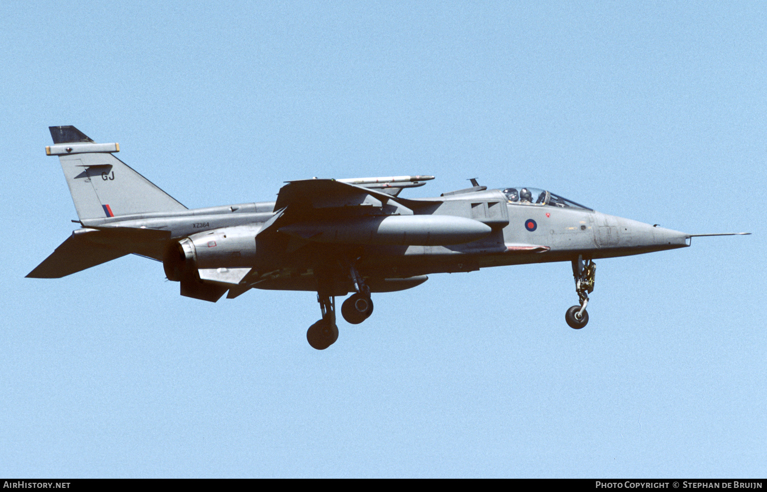 Aircraft Photo of XZ364 | Sepecat Jaguar GR1B | UK - Air Force | AirHistory.net #385739