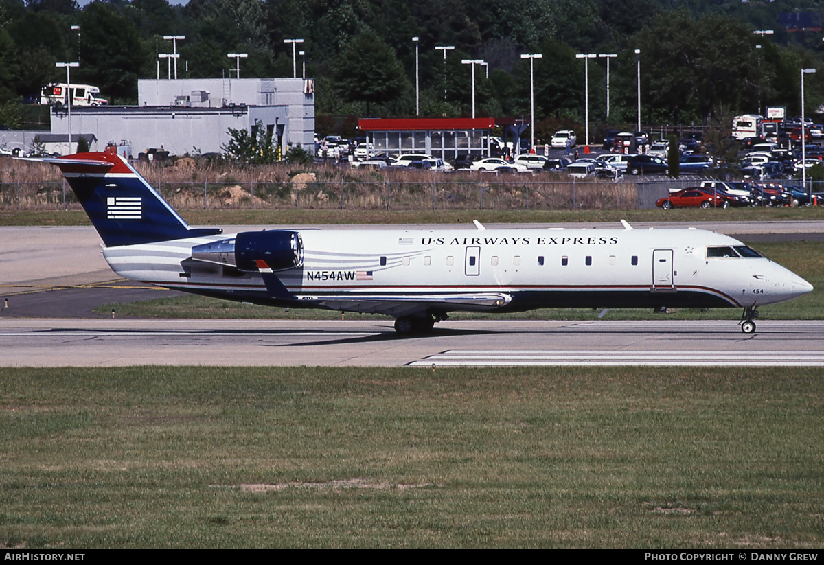 Aircraft Photo of N454AW | Bombardier CRJ-200LR (CL-600-2B19) | US Airways Express | AirHistory.net #385809