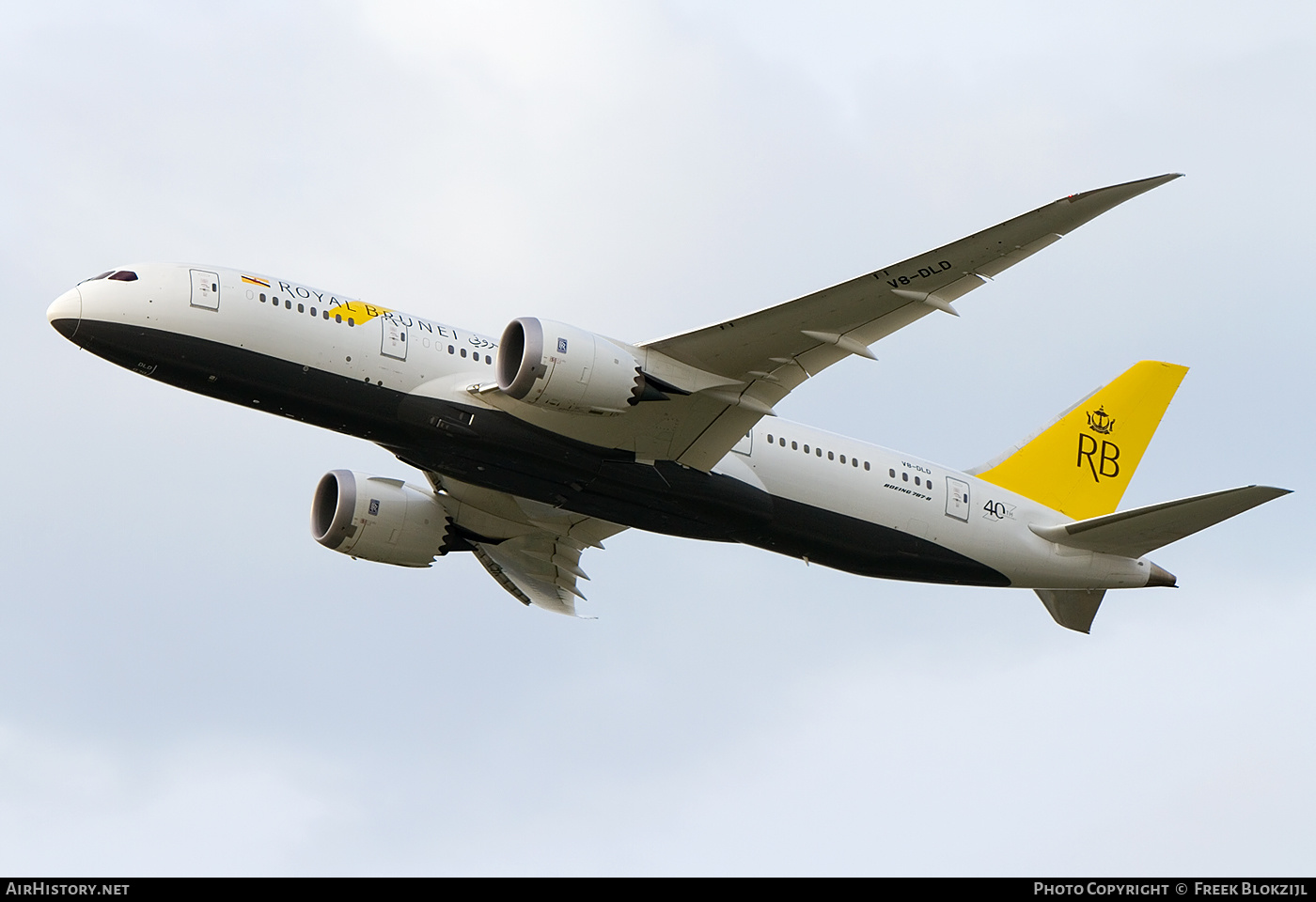 Aircraft Photo of V8-DLD | Boeing 787-8 Dreamliner | Royal Brunei Airlines | AirHistory.net #385829