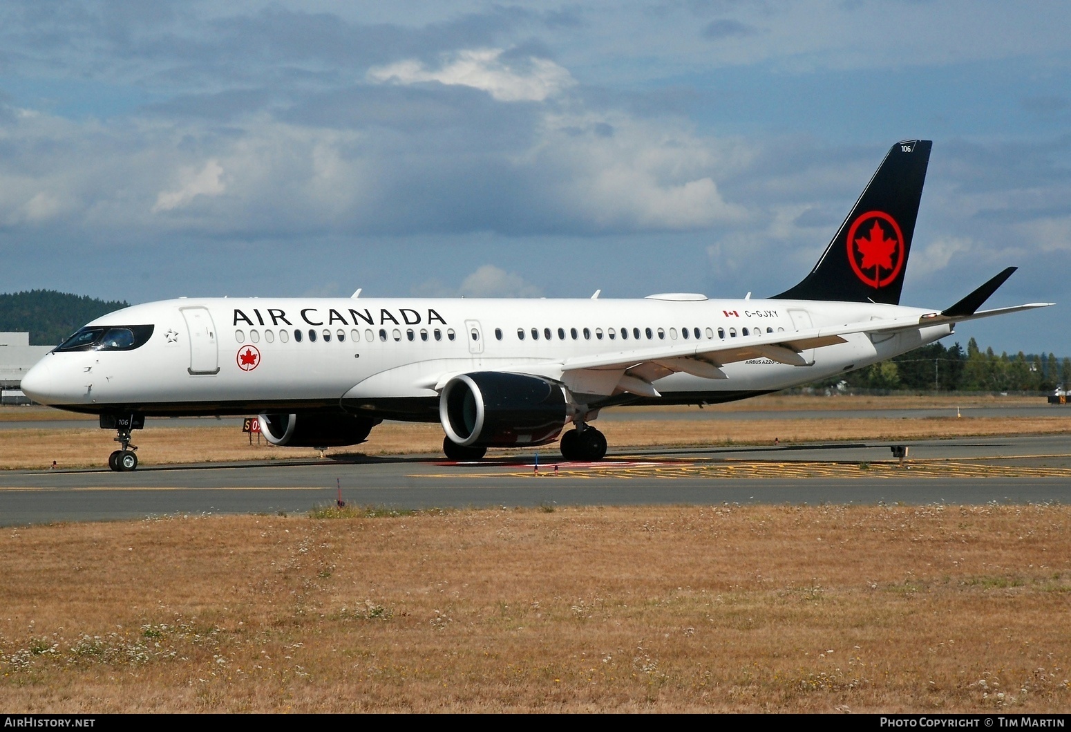 Aircraft Photo of C-GJXY | Airbus A220-371 (BD-500-1A11) | Air Canada | AirHistory.net #385836