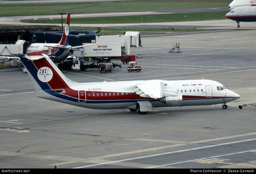 Aircraft Photo of G-BUHC | British Aerospace BAe-146-300 | Dan-Air London | AirHistory.net #385857