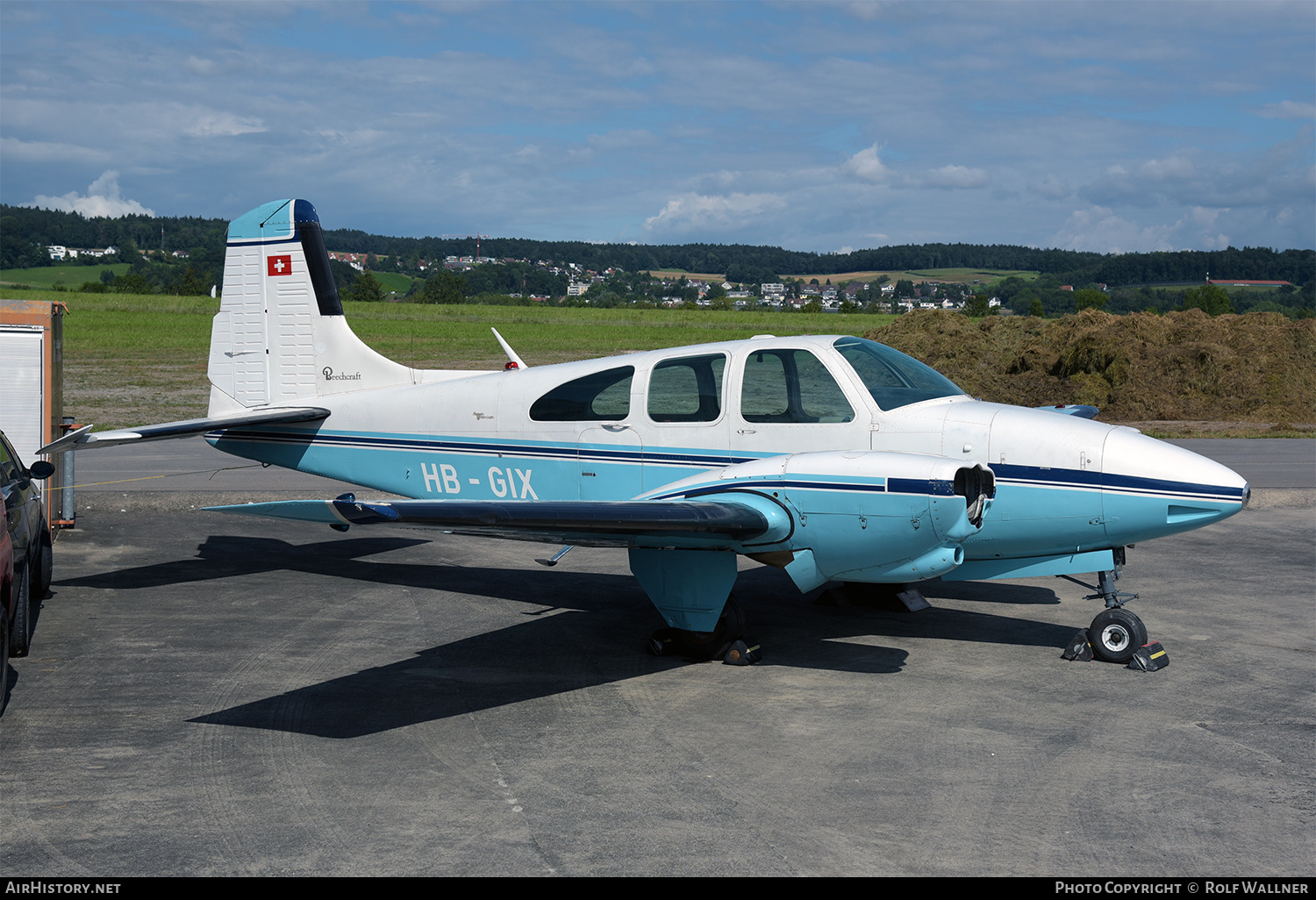 Aircraft Photo of HB-GIX | Beech E95 Travel Air | AirHistory.net #385888