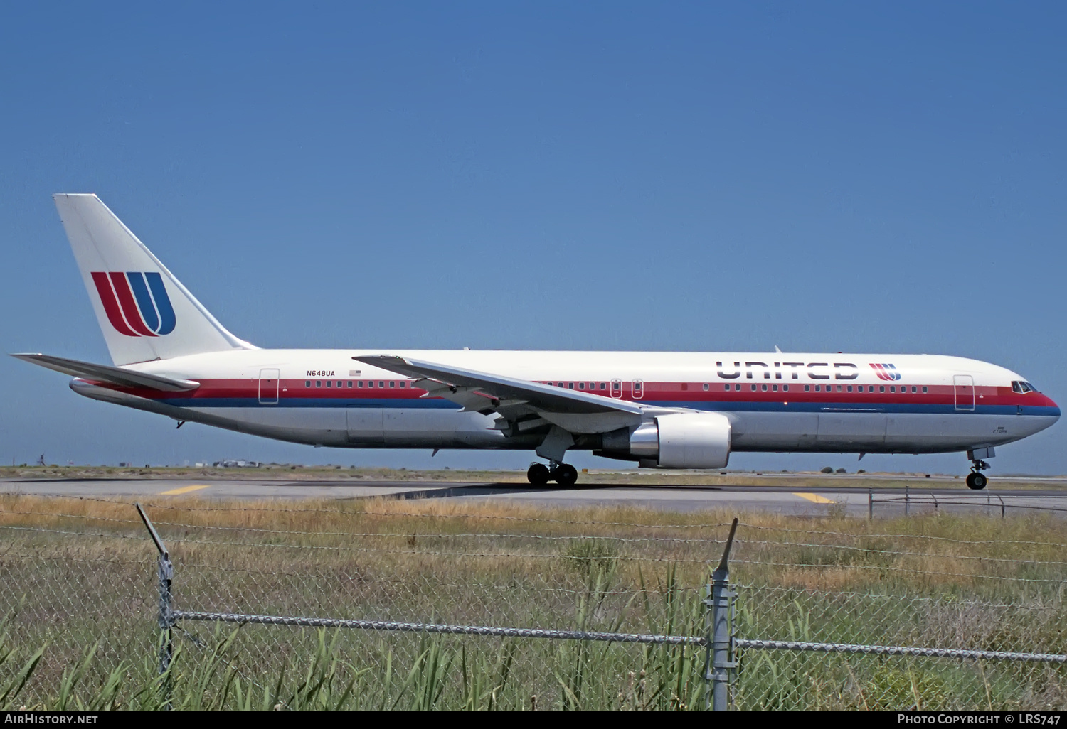 Aircraft Photo of N648UA | Boeing 767-322/ER | United Airlines | AirHistory.net #385930