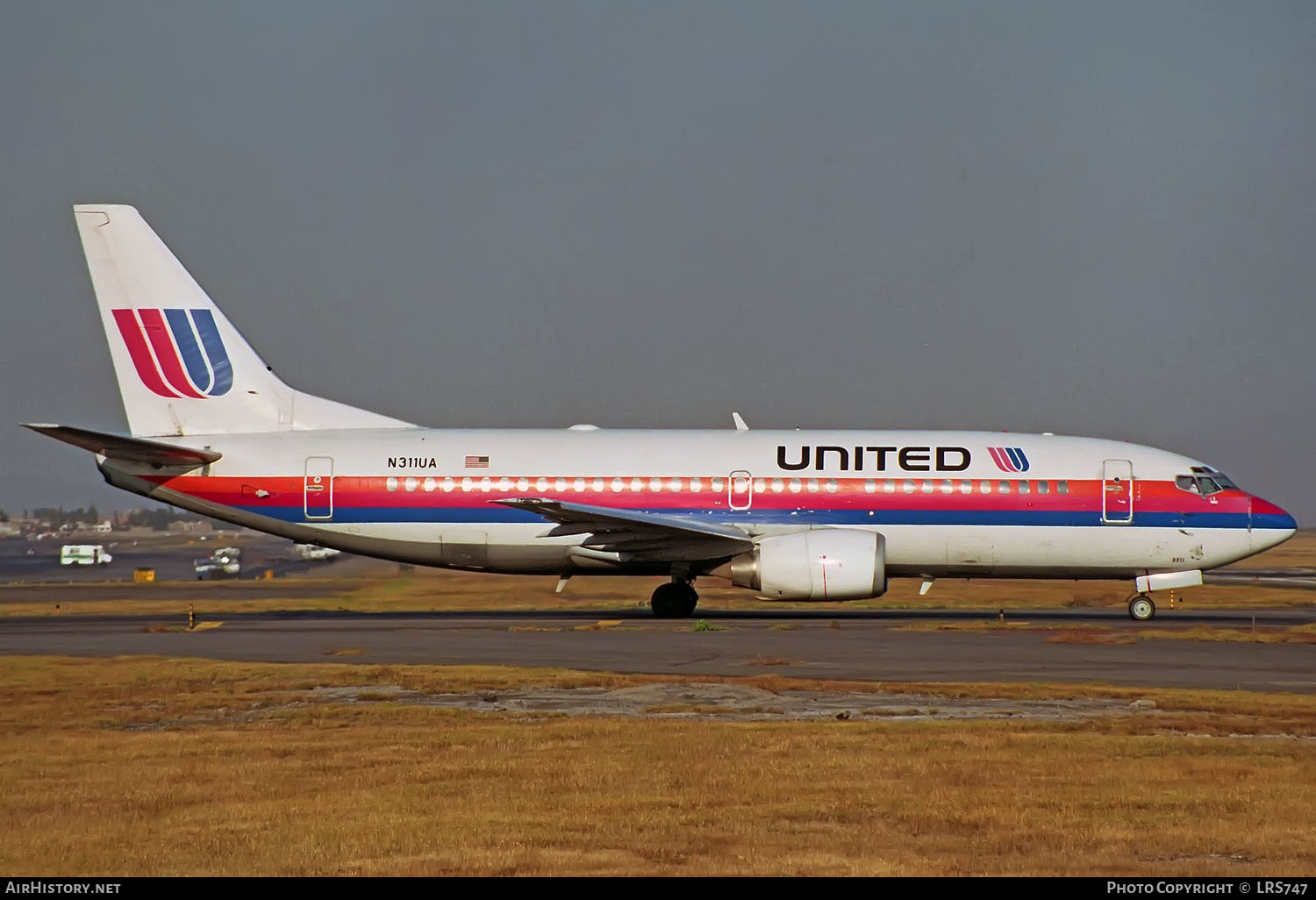 Aircraft Photo of N311UA | Boeing 737-322 | United Airlines | AirHistory.net #385933