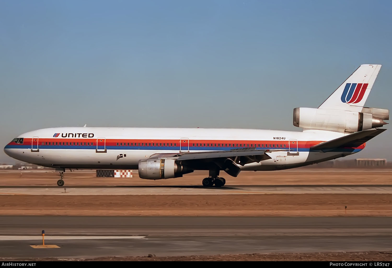 Aircraft Photo of N1824U | McDonnell Douglas DC-10-10 | United Airlines | AirHistory.net #385945