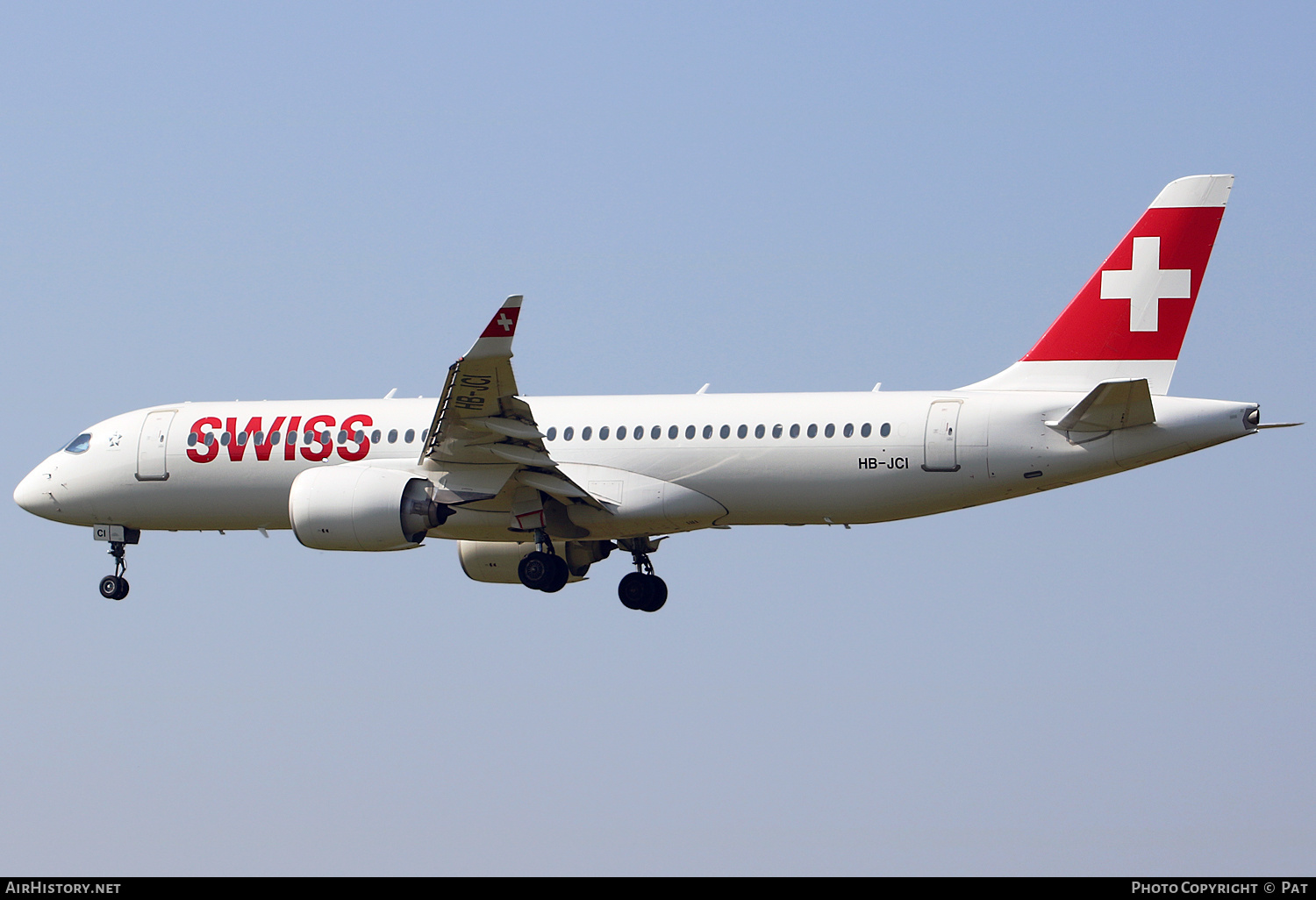 Aircraft Photo of HB-JCI | Bombardier CSeries CS300 (BD-500-1A11) | Swiss International Air Lines | AirHistory.net #385955