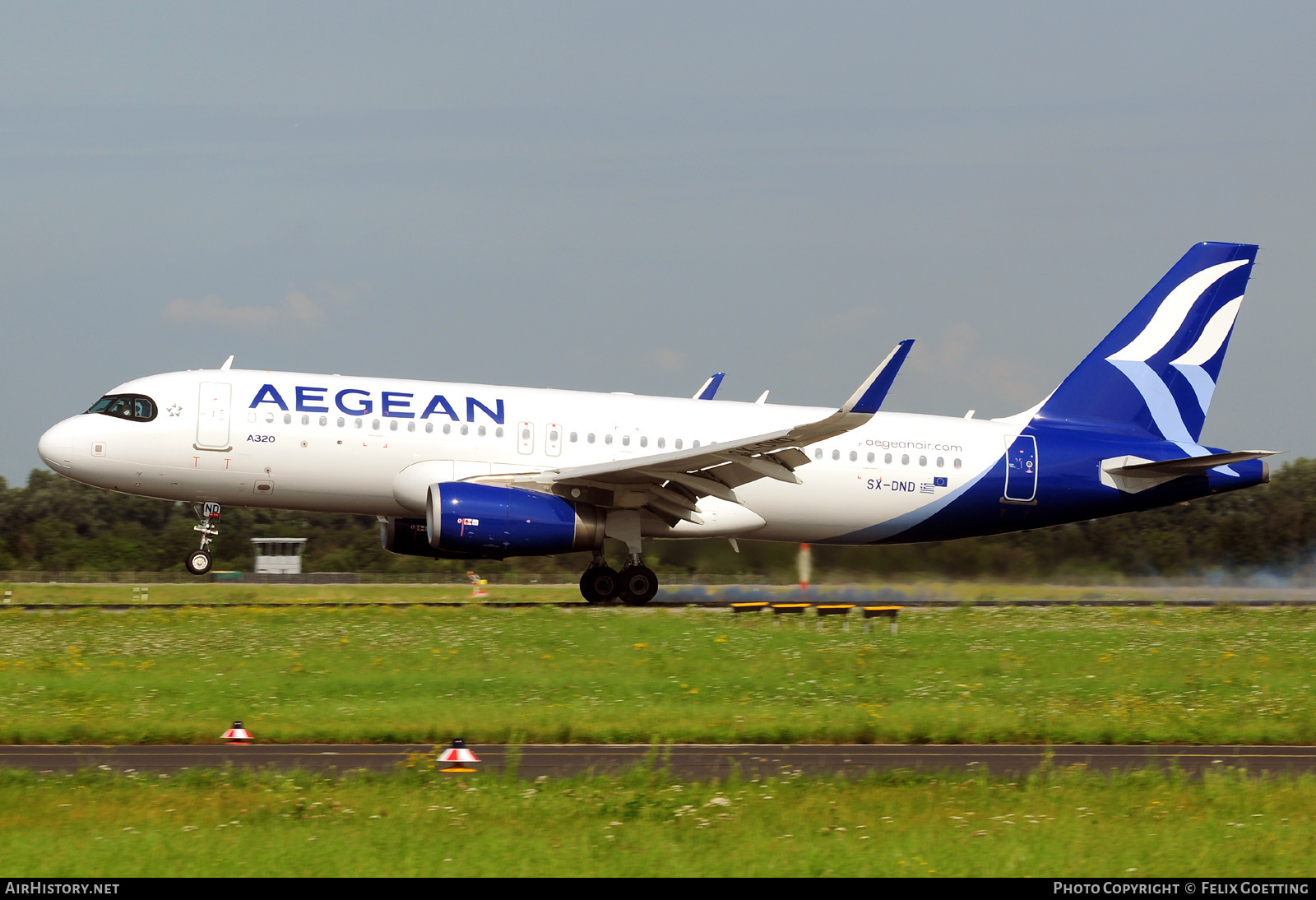 Aircraft Photo of SX-DND | Airbus A320-232 | Aegean Airlines | AirHistory.net #385970