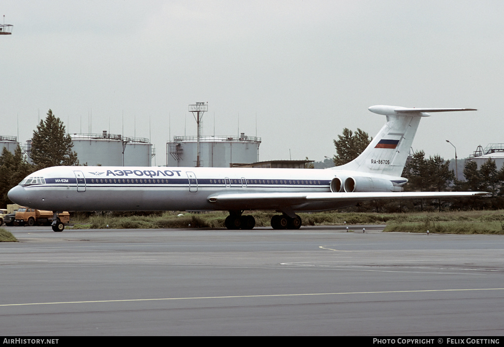 Aircraft Photo of RA-86705 | Ilyushin Il-62M | Aeroflot | AirHistory.net #385999