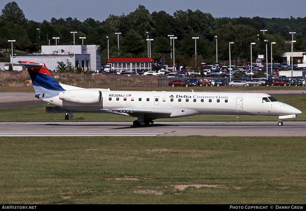 Aircraft Photo of N830MJ | Embraer ERJ-145LR (EMB-145LR) | Delta Connection | AirHistory.net #386006