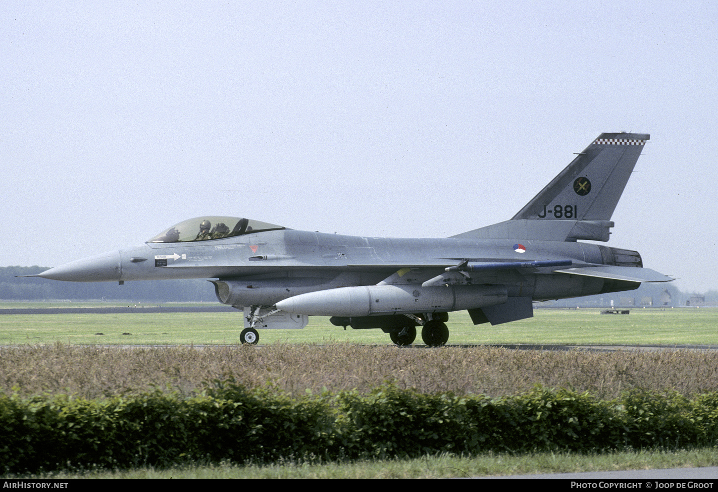 Aircraft Photo of J-881 | General Dynamics F-16A Fighting Falcon | Netherlands - Air Force | AirHistory.net #386051