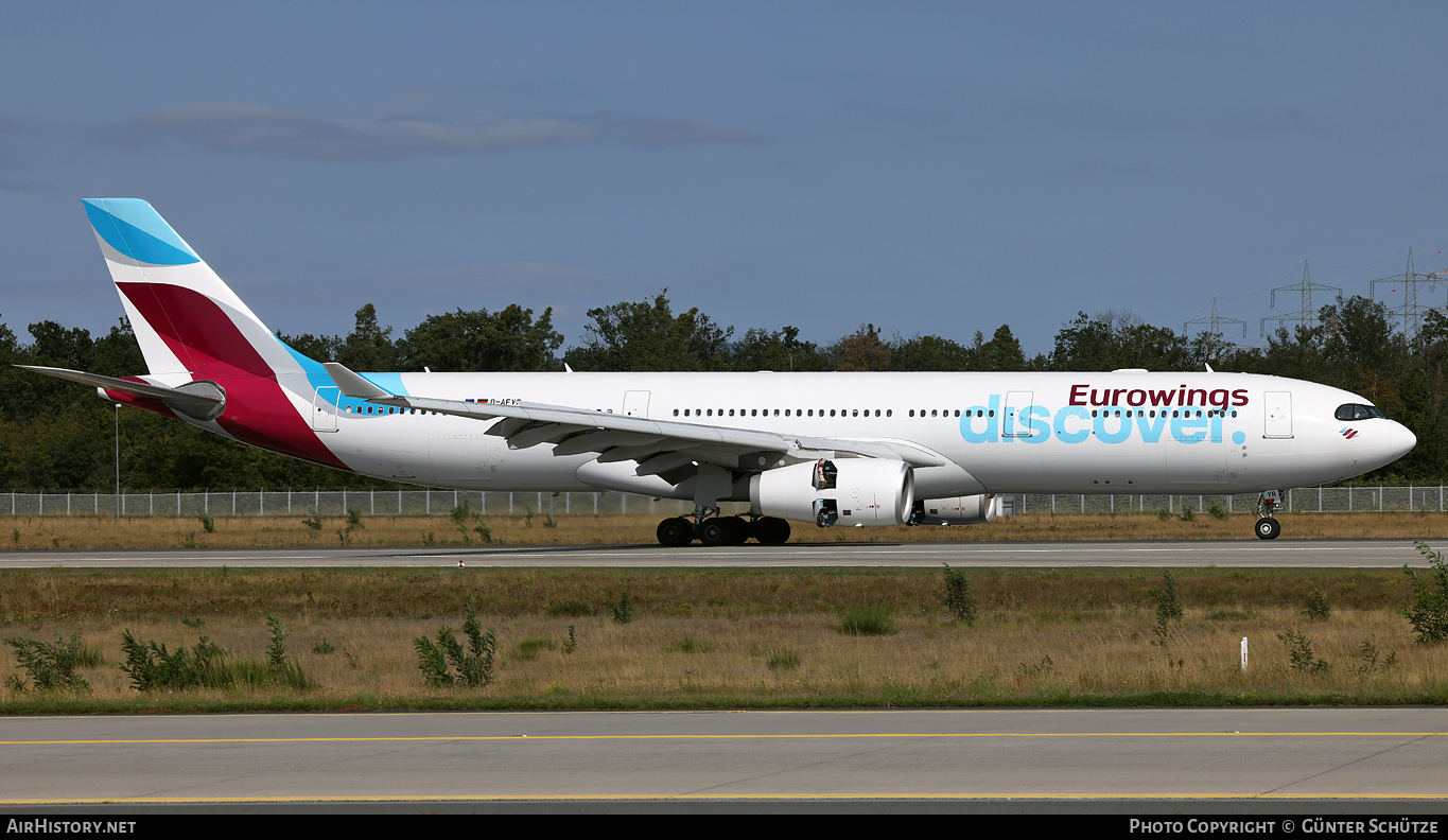 Aircraft Photo of D-AFYR | Airbus A330-343 | Eurowings Discover | AirHistory.net #386070