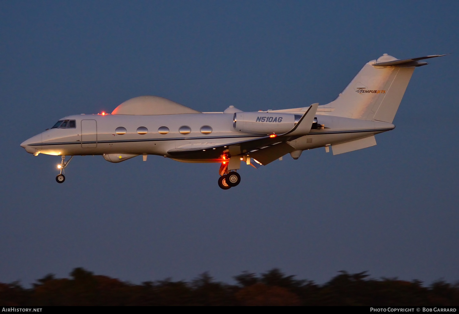 Aircraft Photo of N510AG | Grumman American G-1159 Gulfstream II-SP/MR-TCDL | Tempus Jets | AirHistory.net #386088