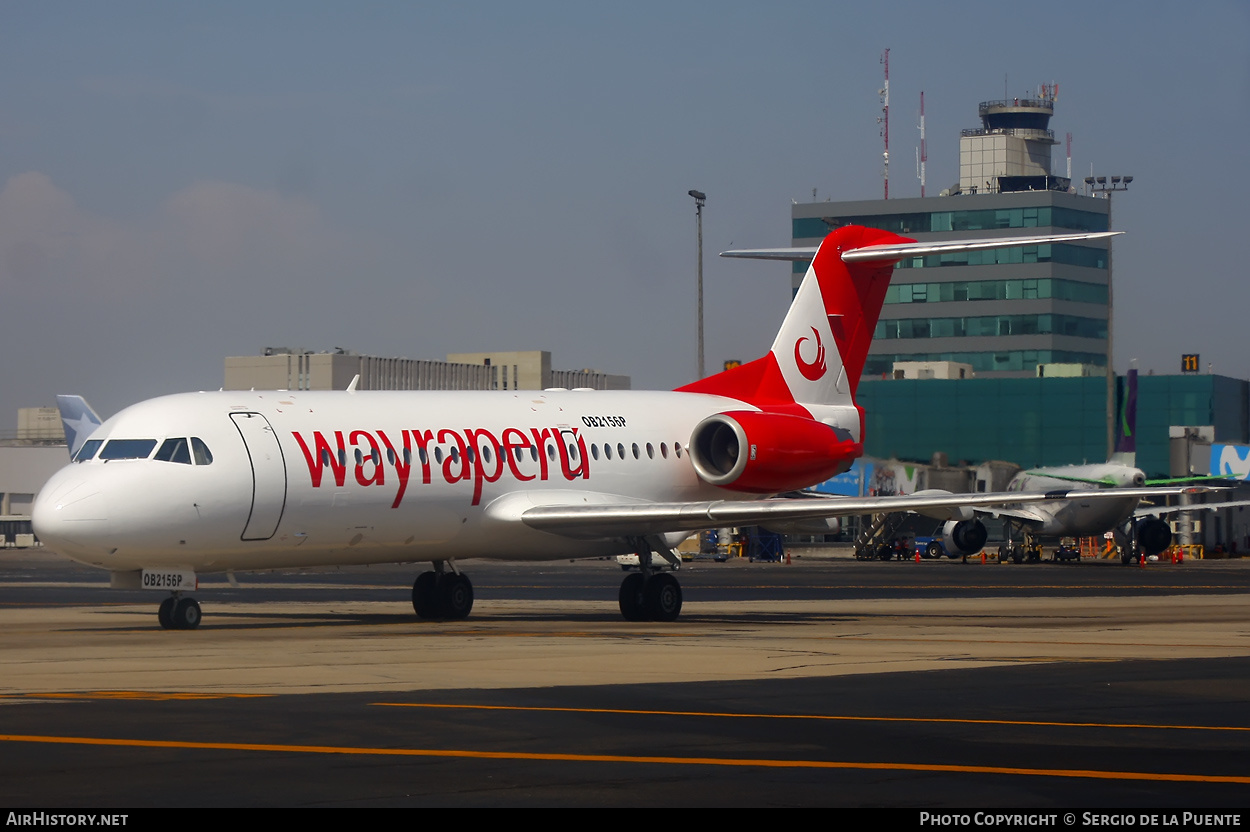 Aircraft Photo of OB-2156P | Fokker 70 (F28-0070) | Wayraperú | AirHistory.net #386110