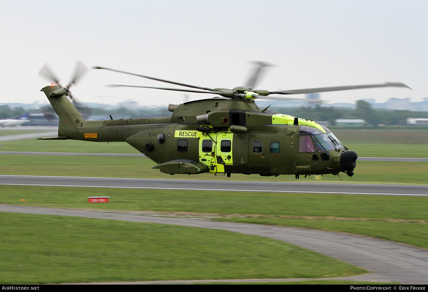 Aircraft Photo of M-513 | AgustaWestland EH101-512 Merlin Joint Supporter | Denmark - Air Force | AirHistory.net #386112