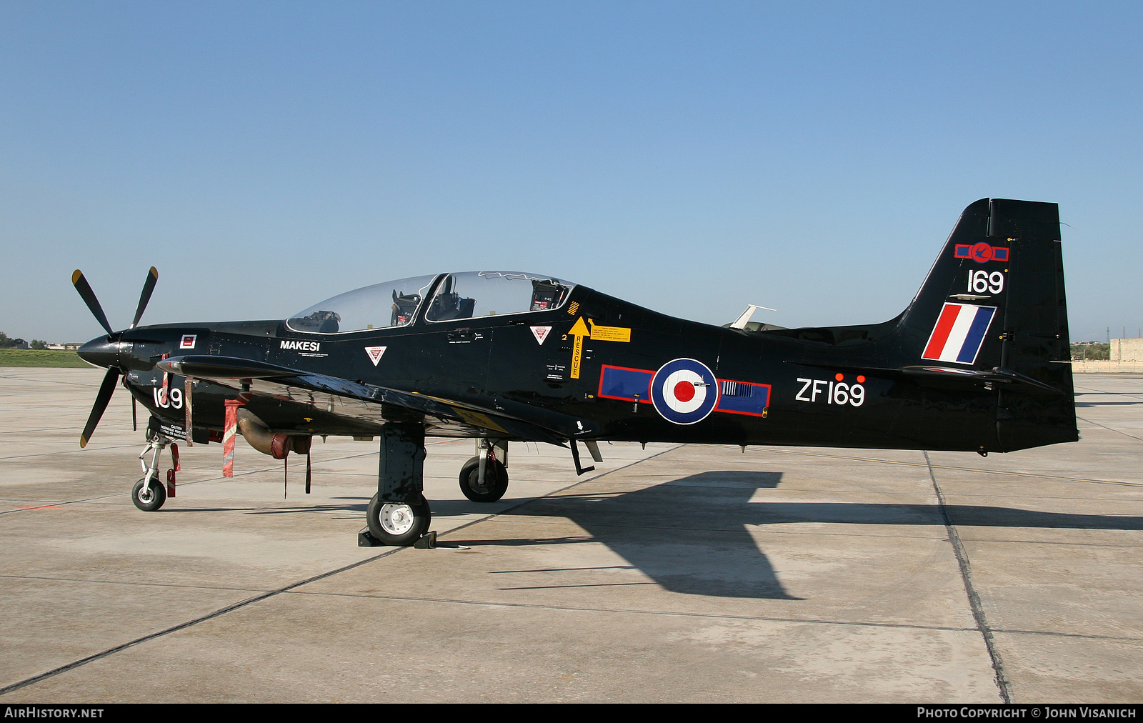 Aircraft Photo of ZF169 | Short S-312 Tucano T1 | UK - Air Force | AirHistory.net #386130