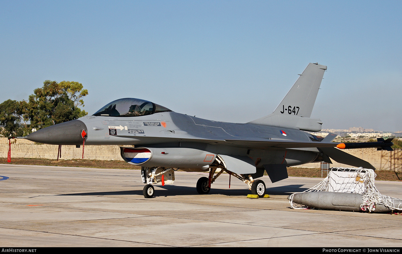 Aircraft Photo of J-647 | General Dynamics F-16AM Fighting Falcon | Netherlands - Air Force | AirHistory.net #386137