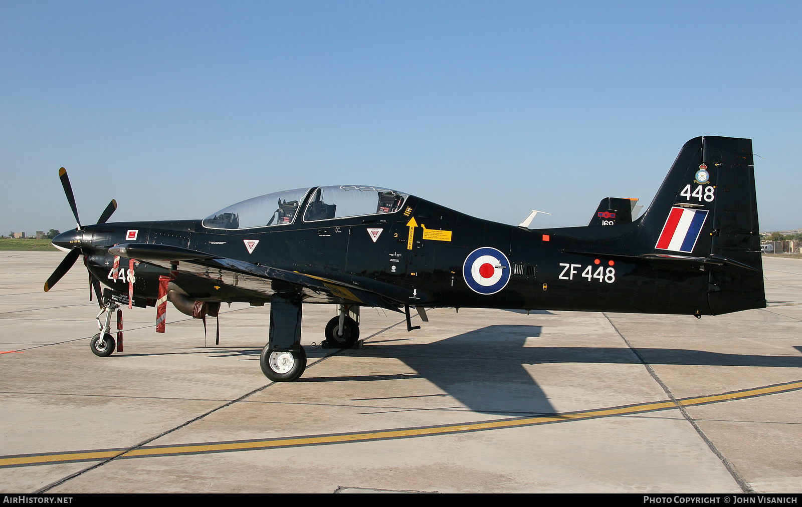 Aircraft Photo of ZF448 | Short S-312 Tucano T1 | UK - Air Force | AirHistory.net #386140