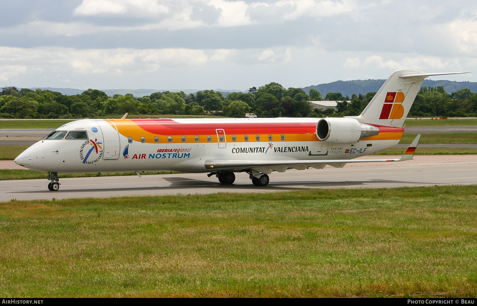 Aircraft Photo of EC-ILF | Bombardier CRJ-200 (CL-600-2B19) | Iberia Regional | AirHistory.net #386146