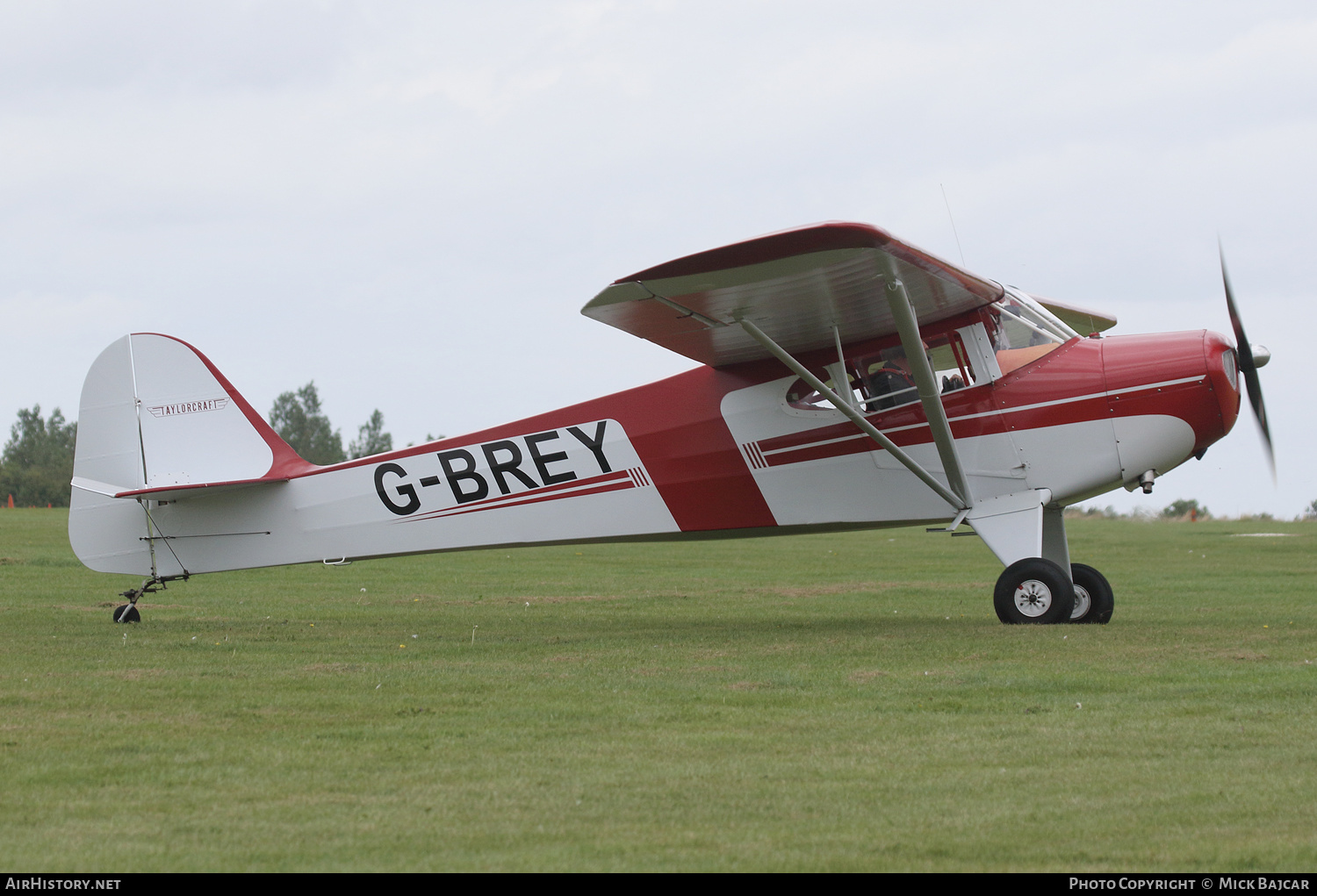 Aircraft Photo of G-BREY | Taylorcraft BC-12D Twosome | AirHistory.net #386147