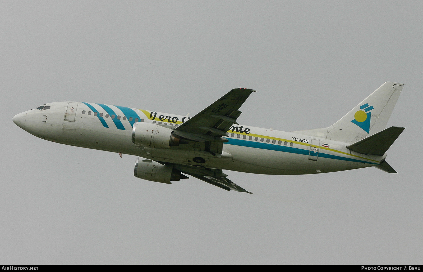 Aircraft Photo of YU-AON | Boeing 737-3Q4 | Aero Continente | AirHistory.net #386173